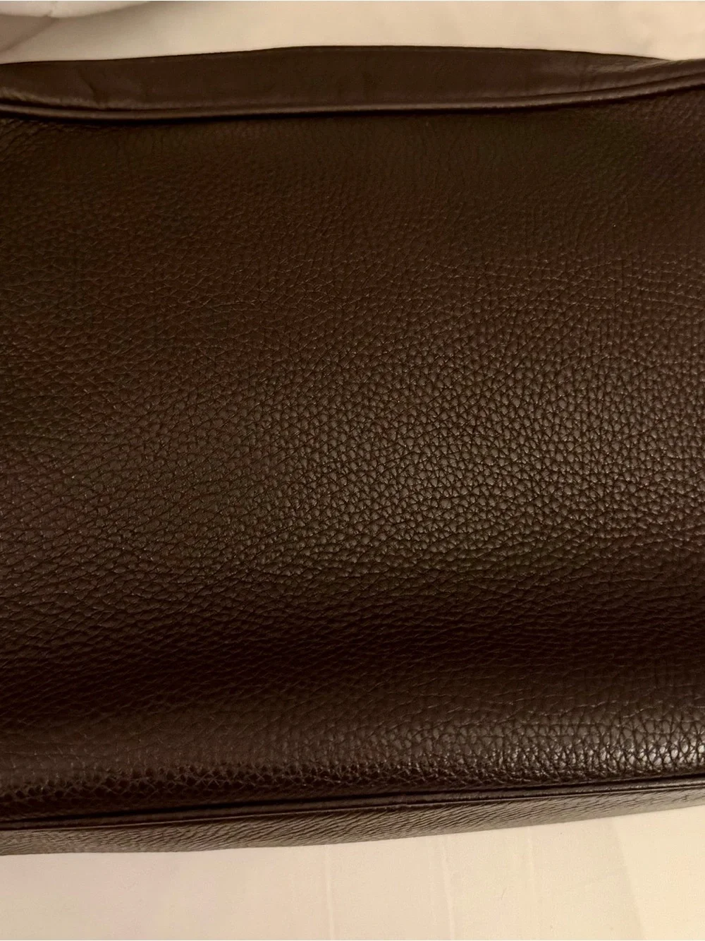 BALLY Italy Dark Brown Leather Crossbody Messenger Bag